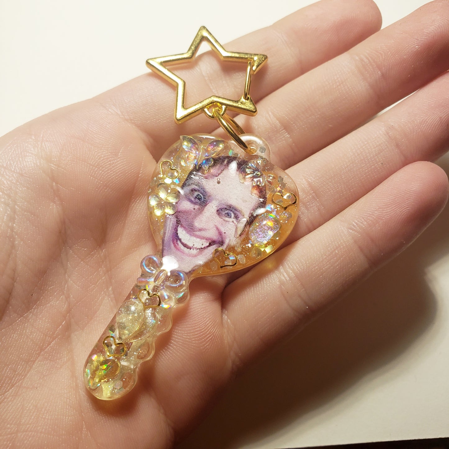 Yellow Jerma "Pretty Girl" Key Keychain