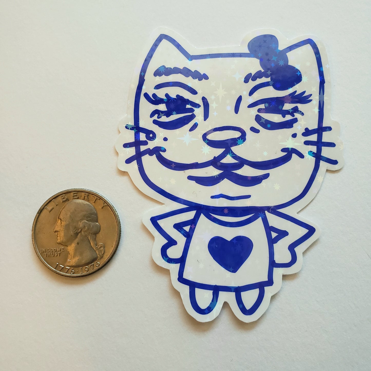 Hand drawn Cursed Hello Kitty Stickers