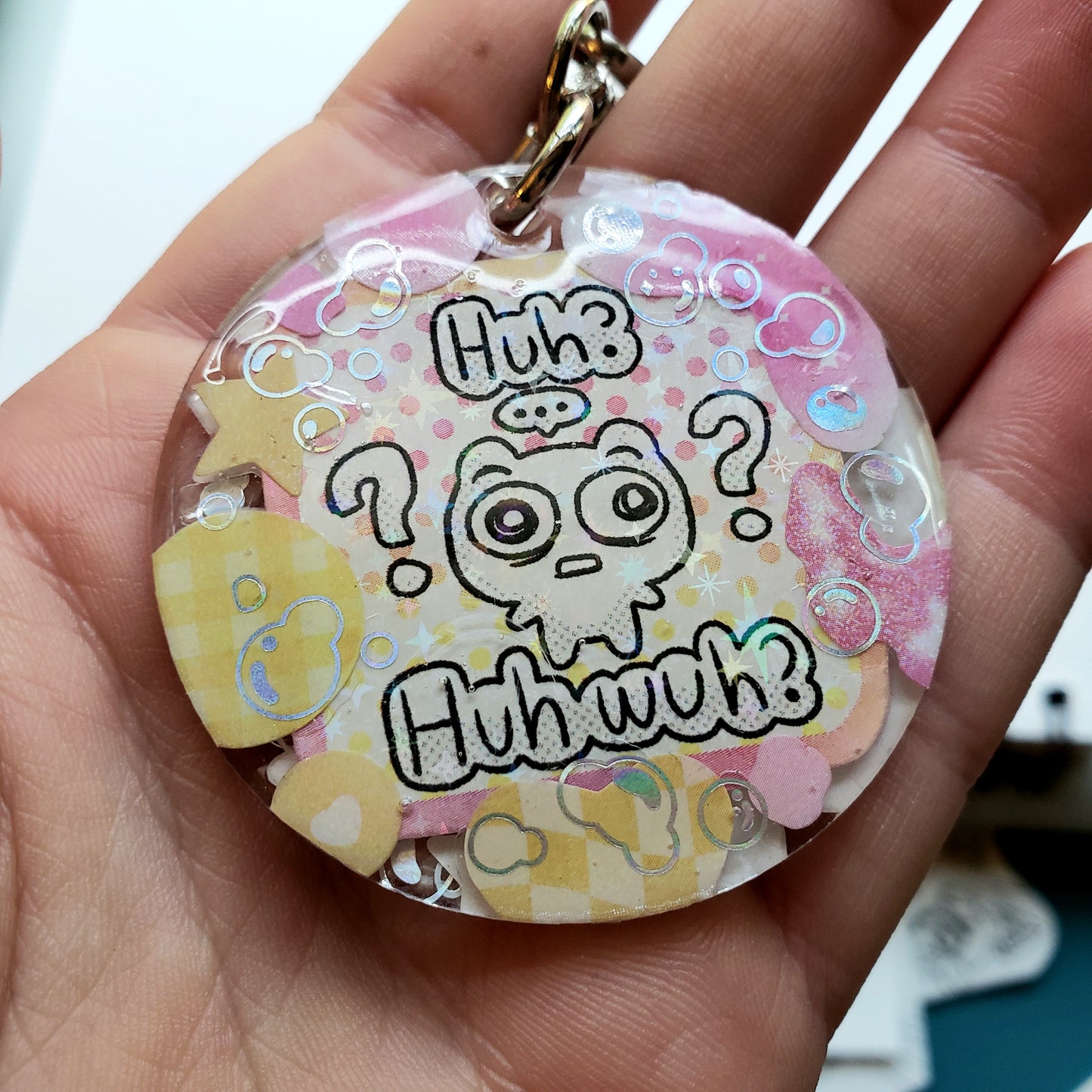 Huh wuh? Handmade Keychain (B-Grade)