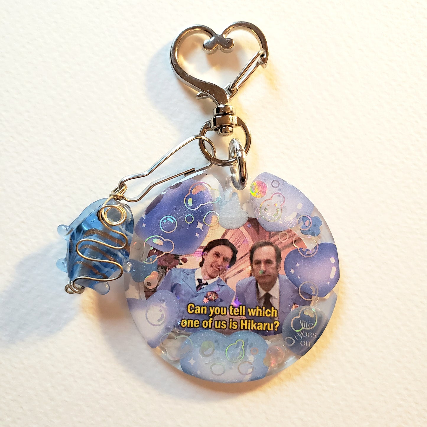 Jerma + Saul Goodman Keychain