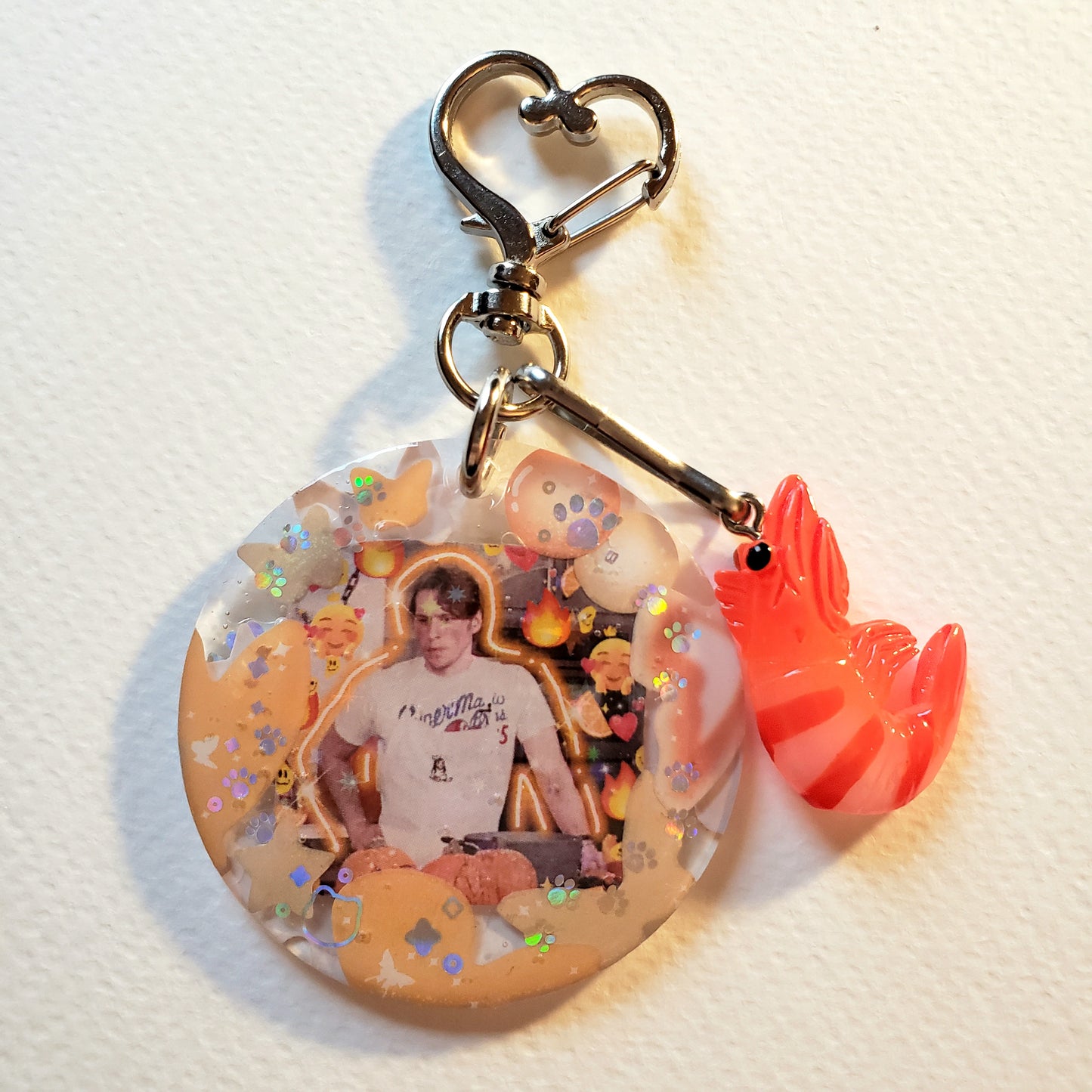 Jerma Yellow Shrimp Keychain