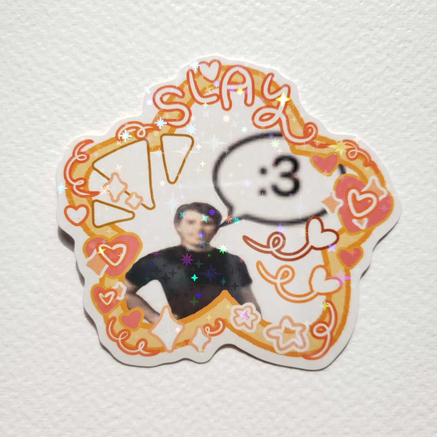 Jerma Slay Sparkly Sticker