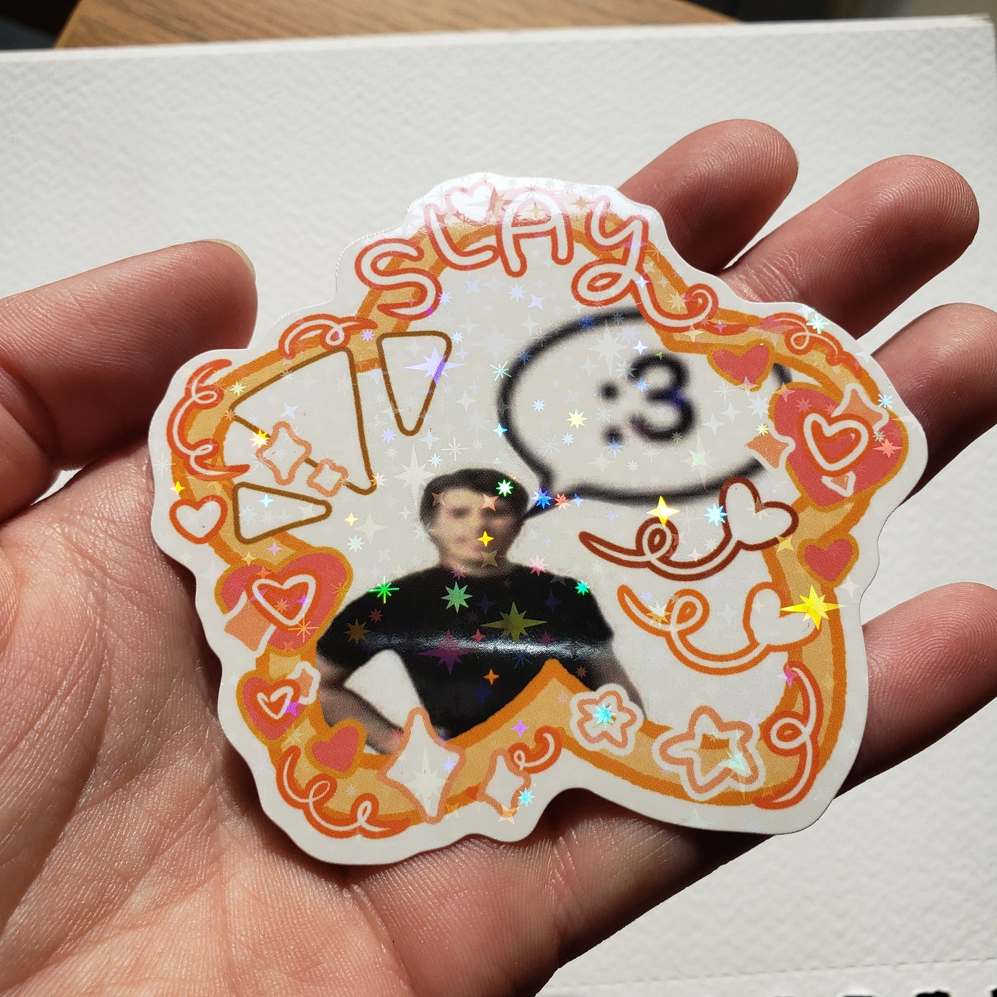 Jerma Slay Sparkly Sticker