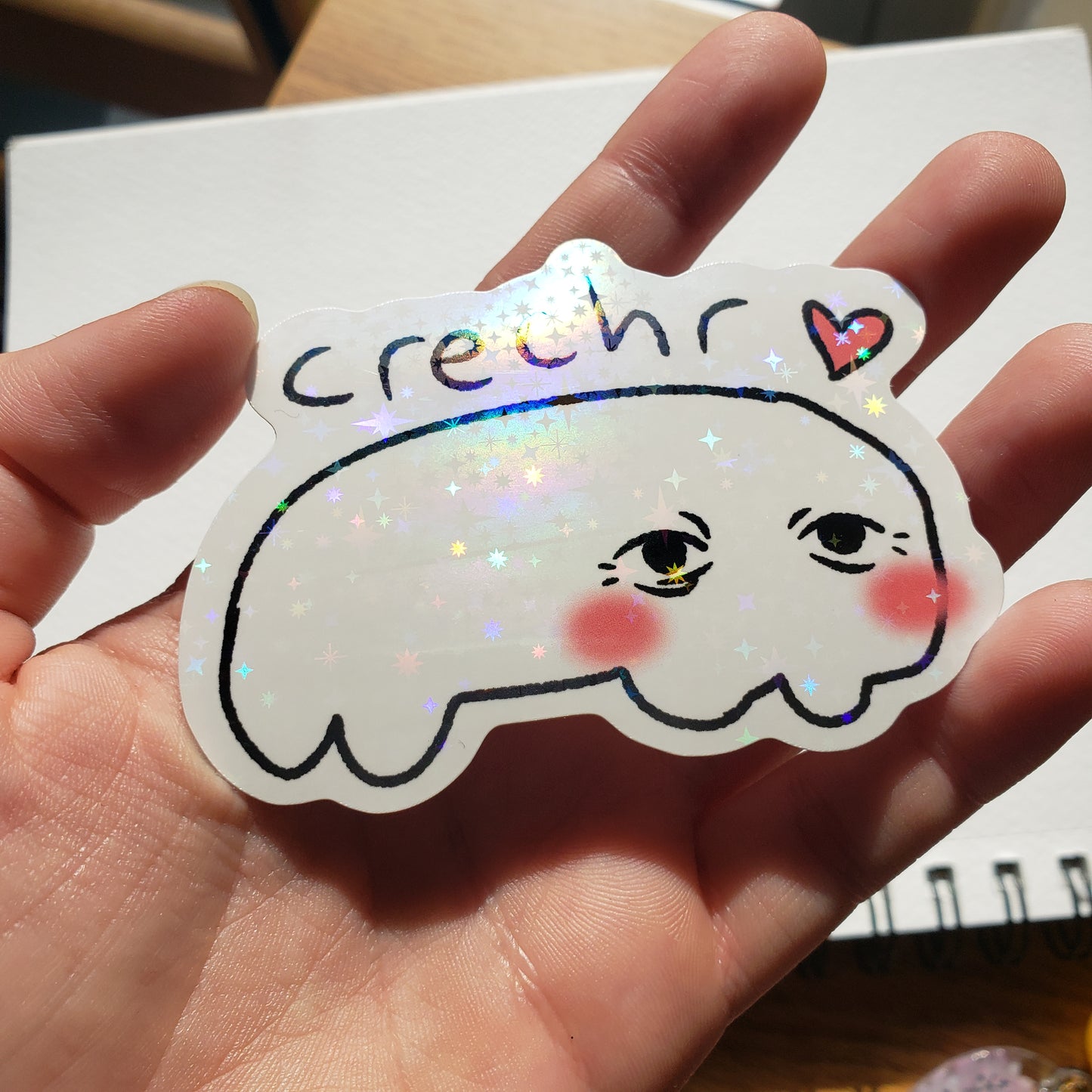 Crechr Sparkly Sticker