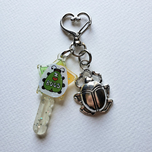 I Love Bugs Mini Keychain