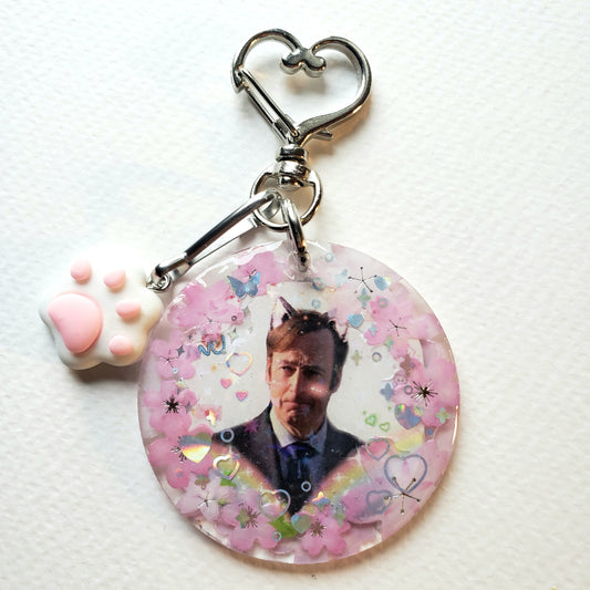 Catboy Saul Goodman Keychain