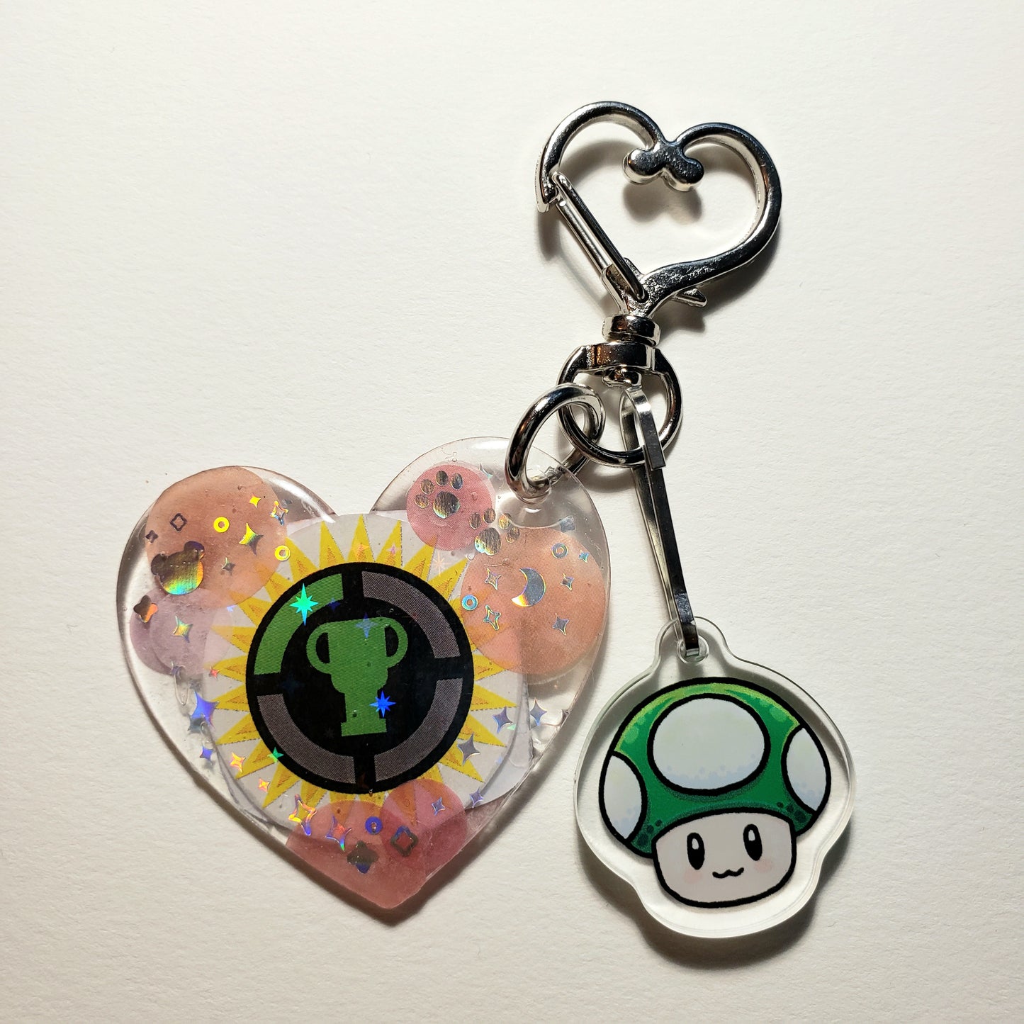 Matpat Game Theory Small Keychain (Mario Charm)