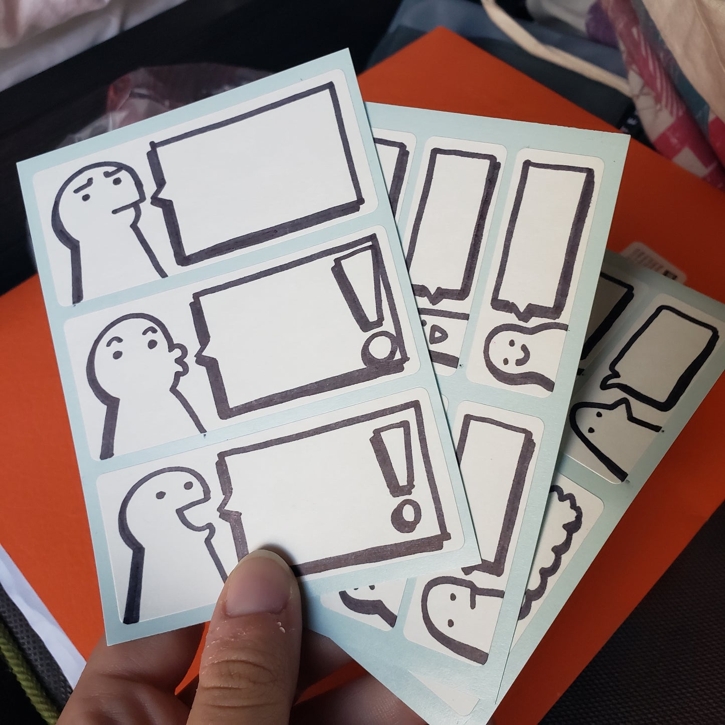 Speech Bubble Sticker Set