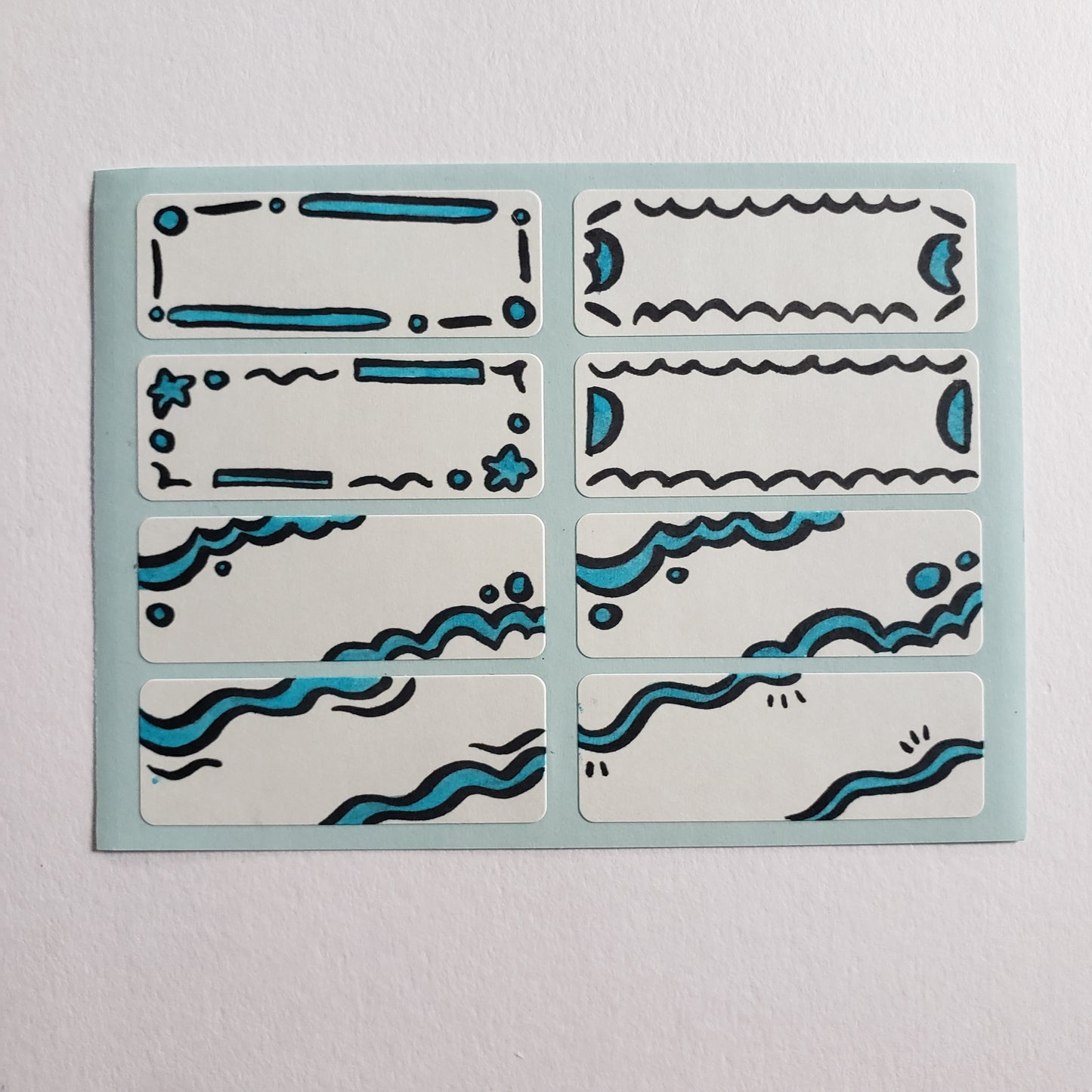 Blue Sticker Sheet