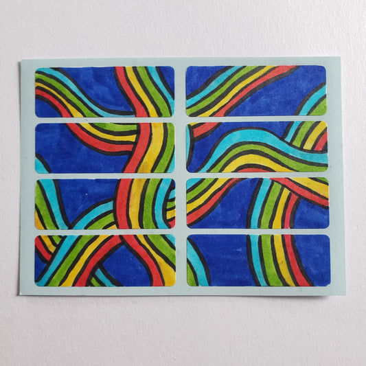 Rainbow Paper Stickers