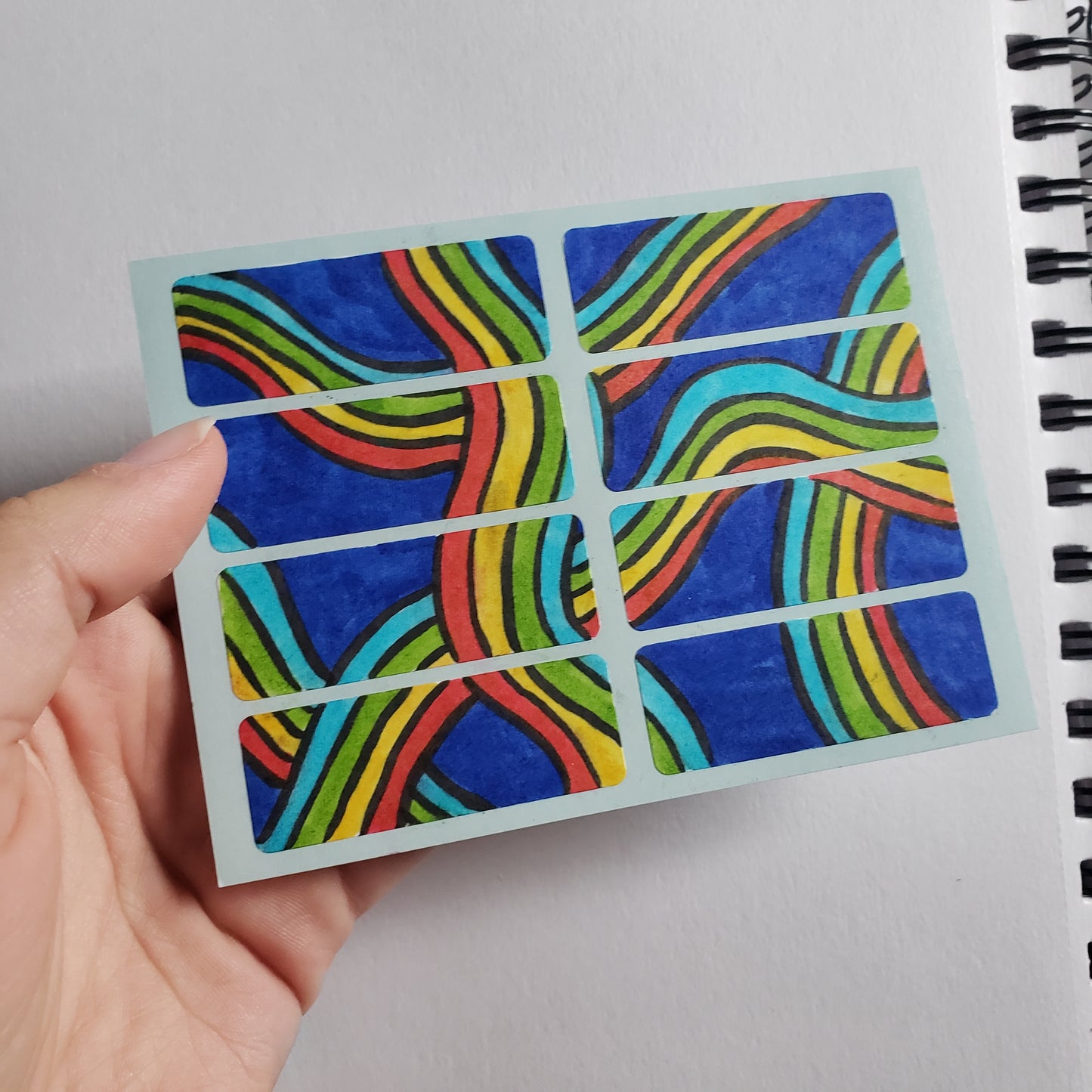 Rainbow Paper Stickers