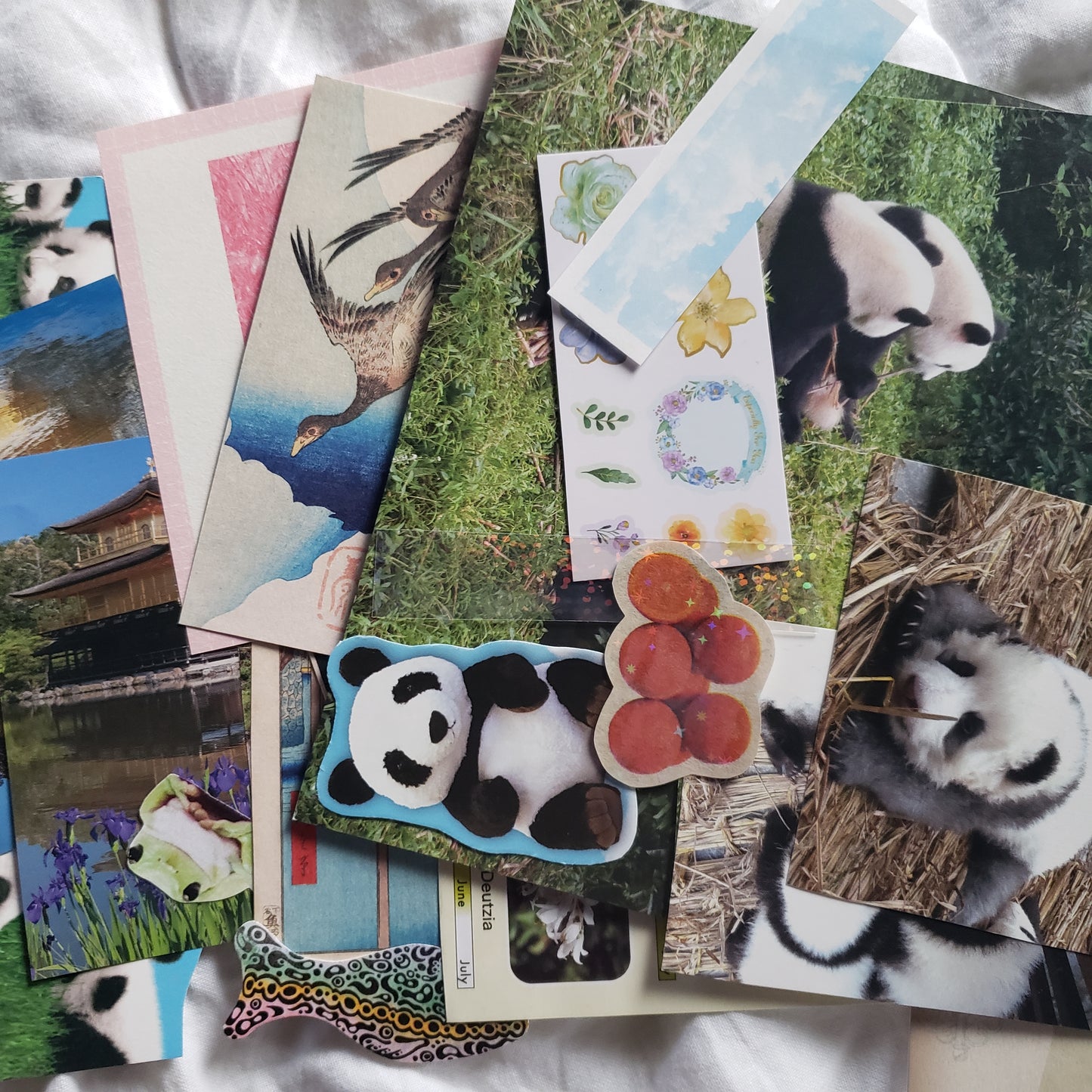 Misc Nature/Panda Themed Scrapbook Pack