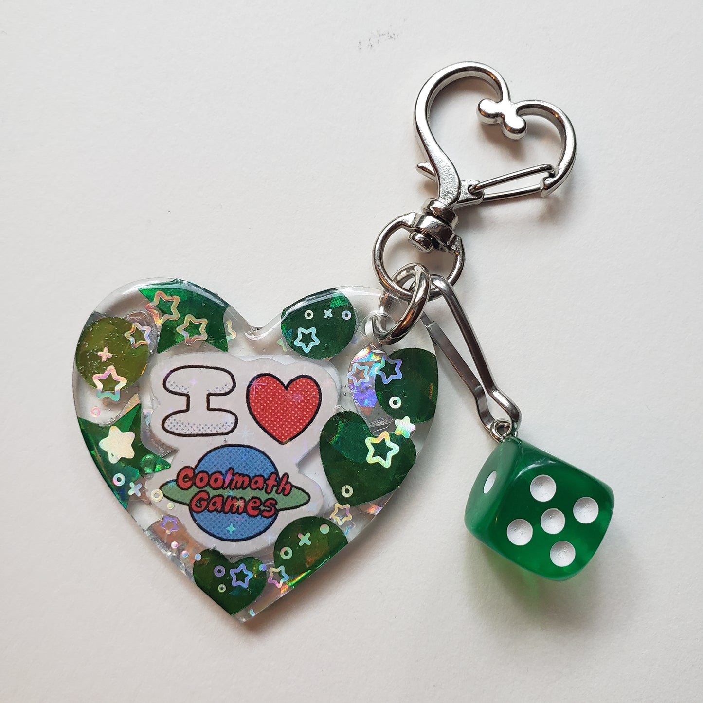 Coolmath Games Handmade Keychain