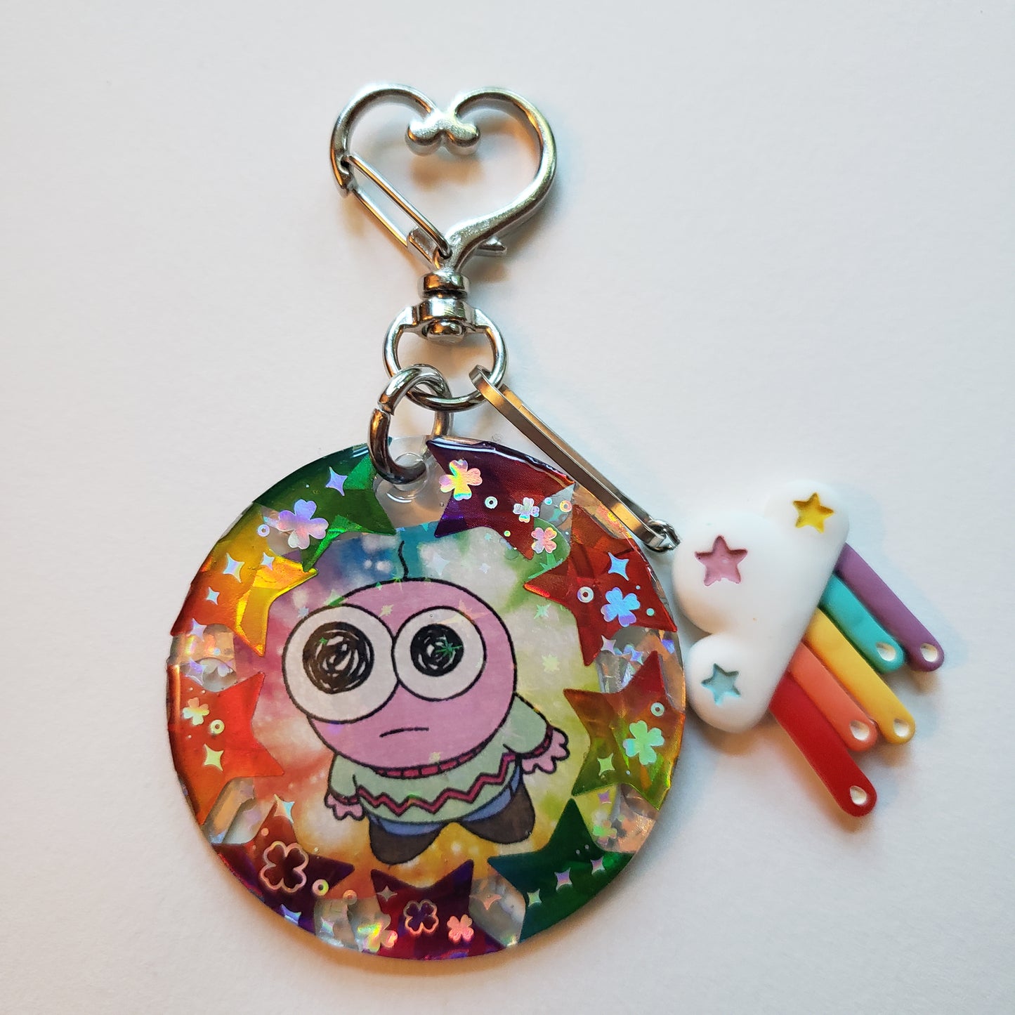 Rainbow Pim Handmade Keychain