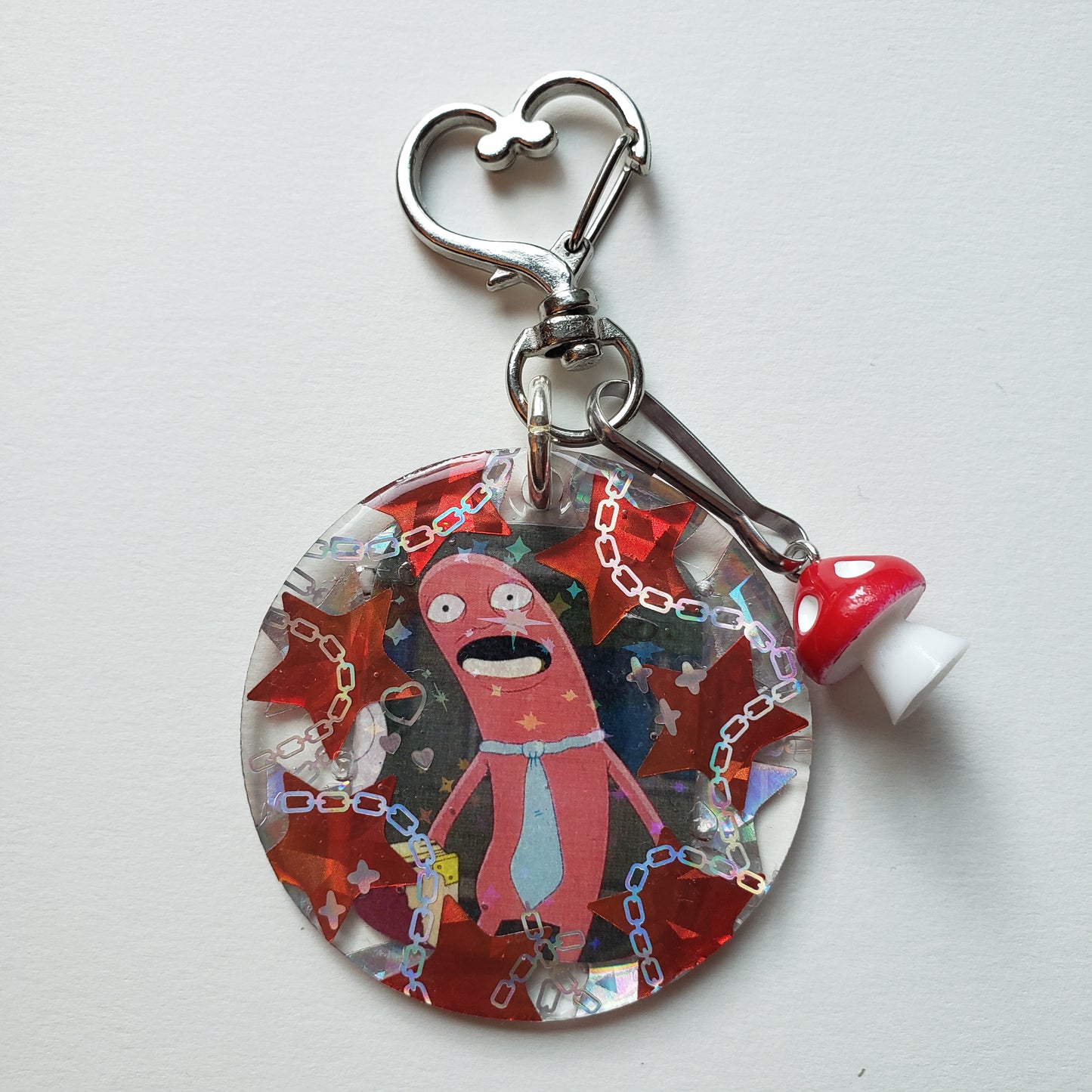 Surprised Alan Handmade Keychain