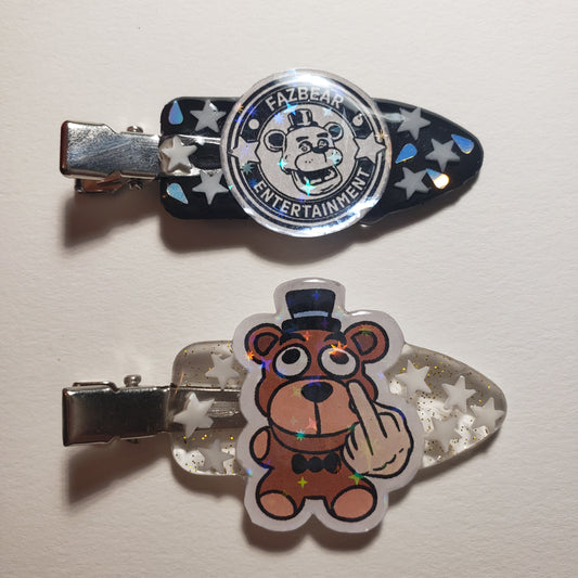 FNAF Handmade Hairclips