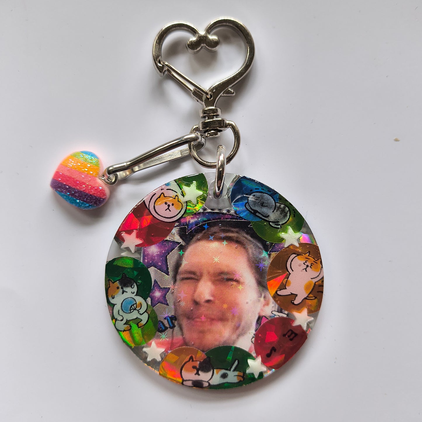 Jerma Handmade Keychain (Rainbow)