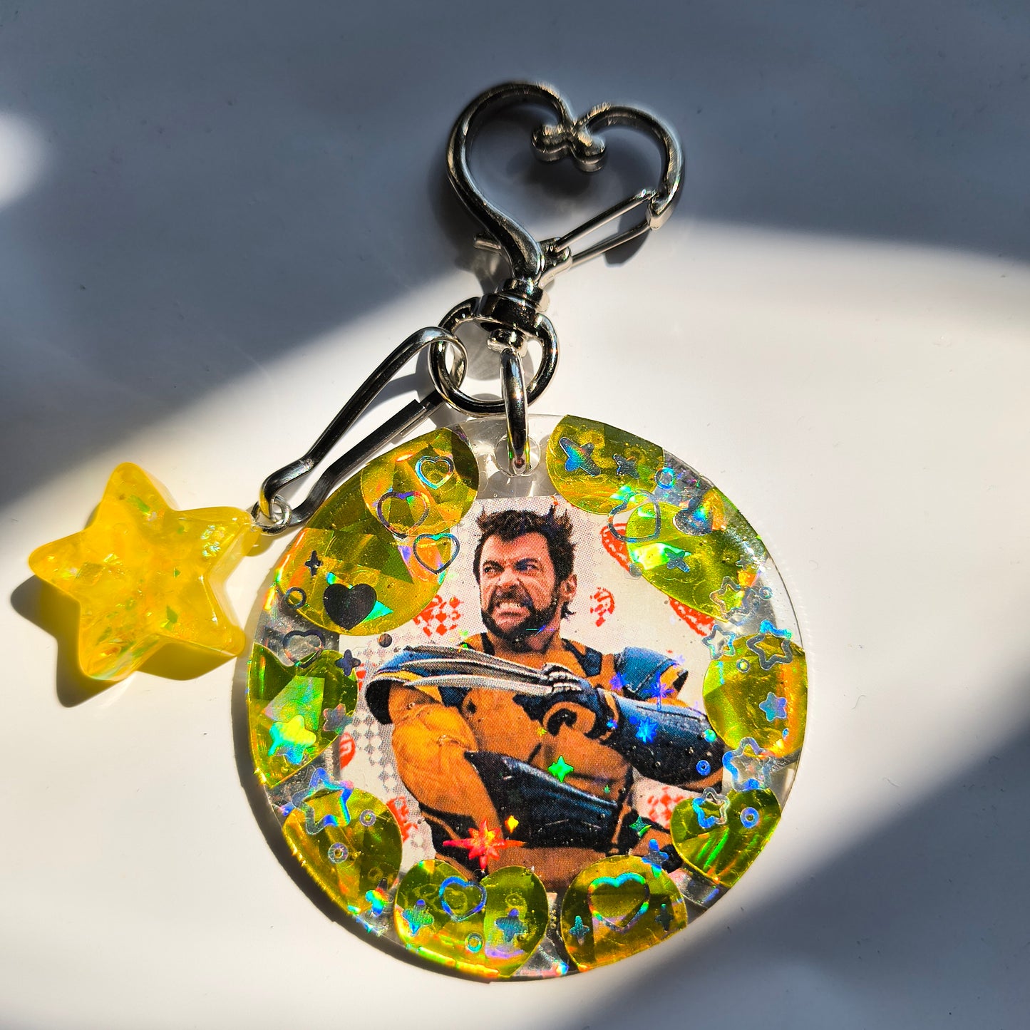 Wolverine Handmade Keychain (Yellow)