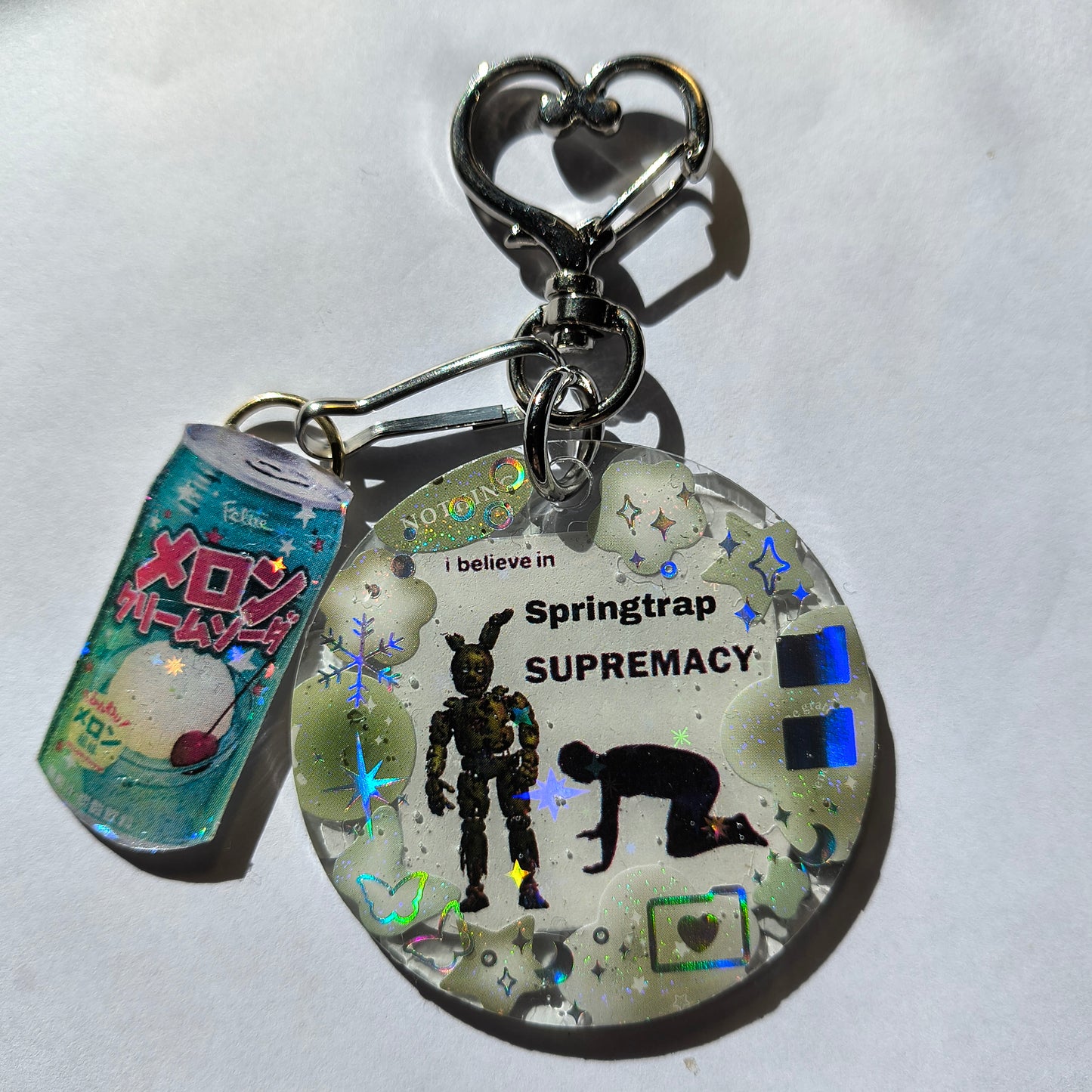 Springtrap Handmade Keychain (Green)
