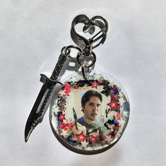 Jerma Handmade Keychain (Knife Charm)