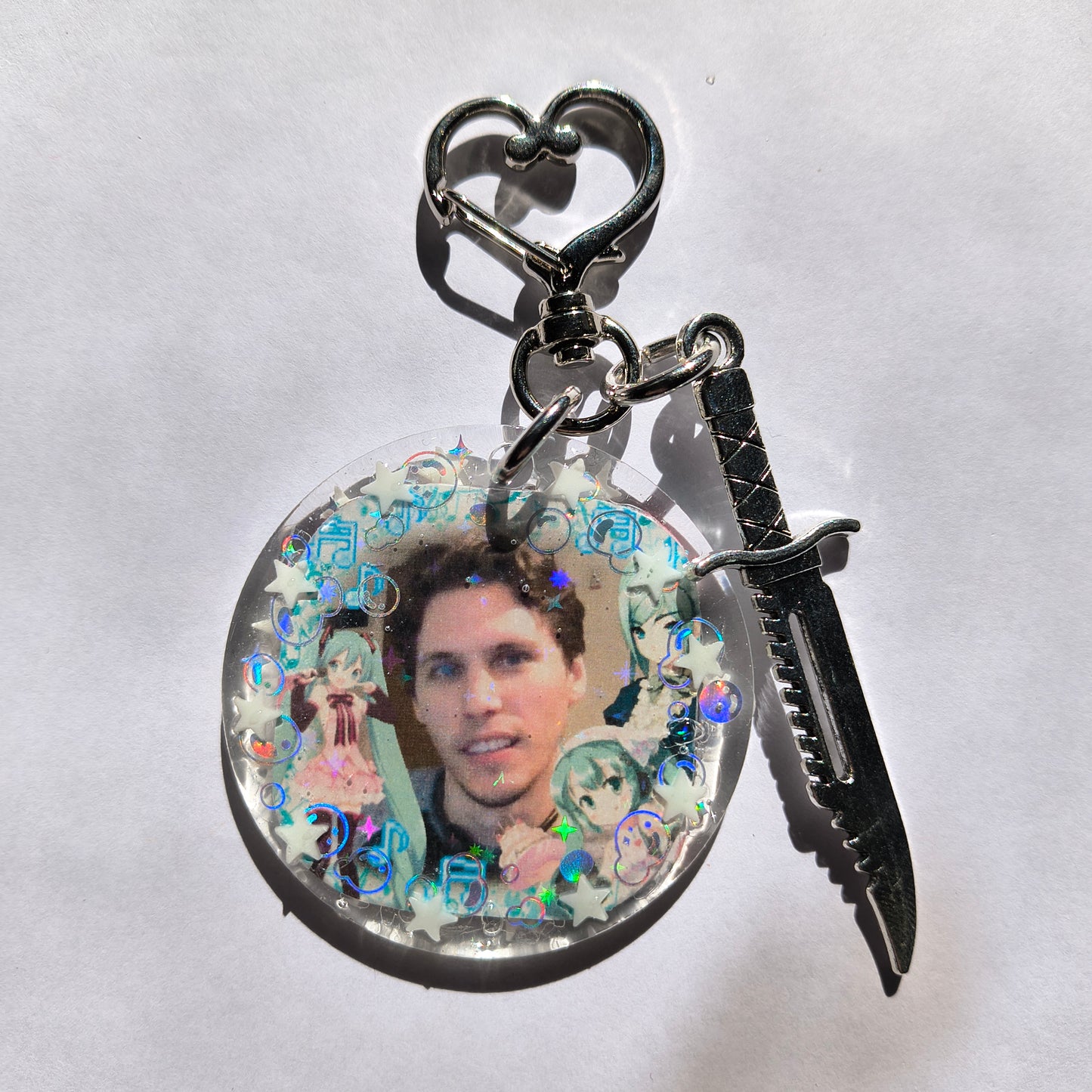 Jerma Handmade Keychain (Knife Charm)