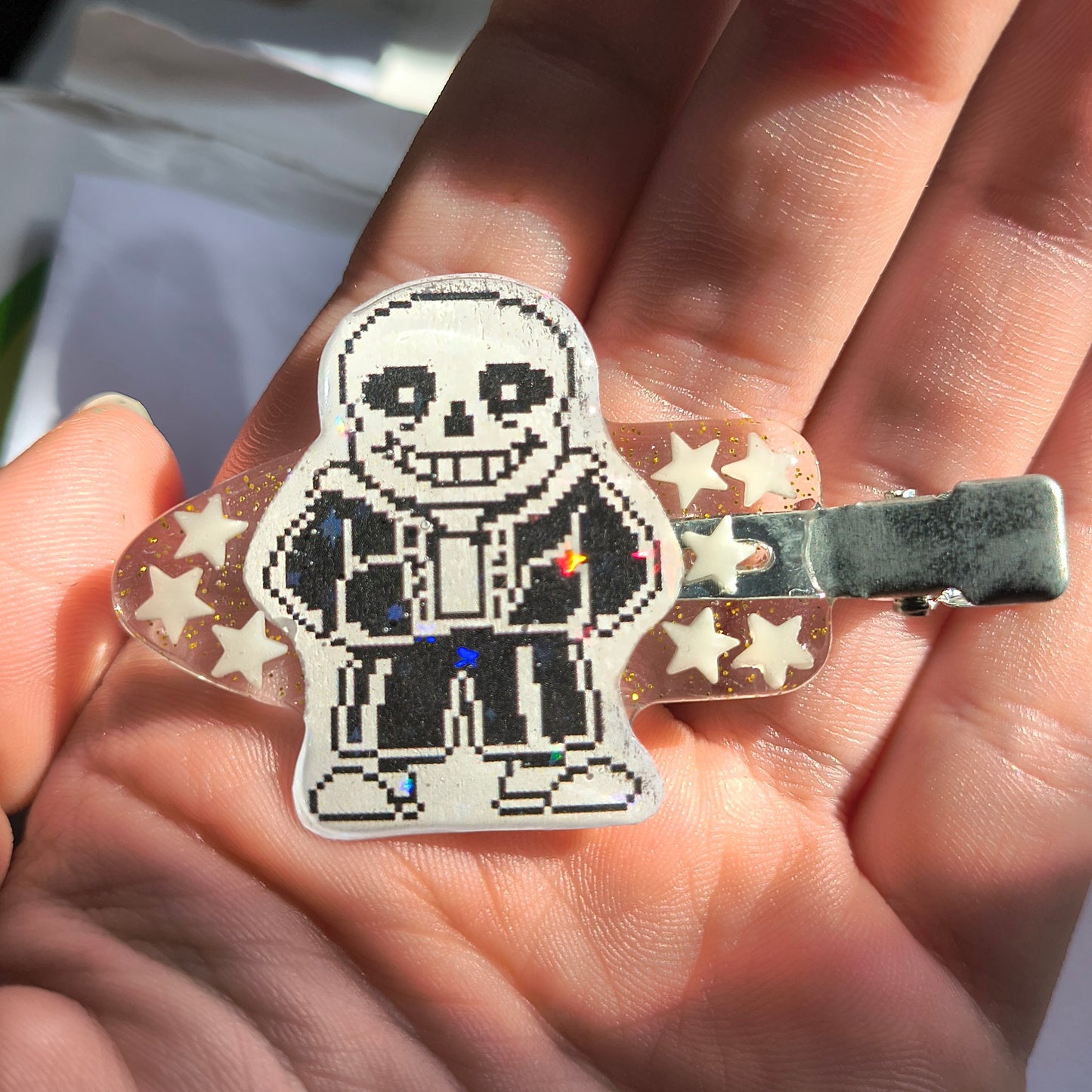 Sans Handmade Hairclip