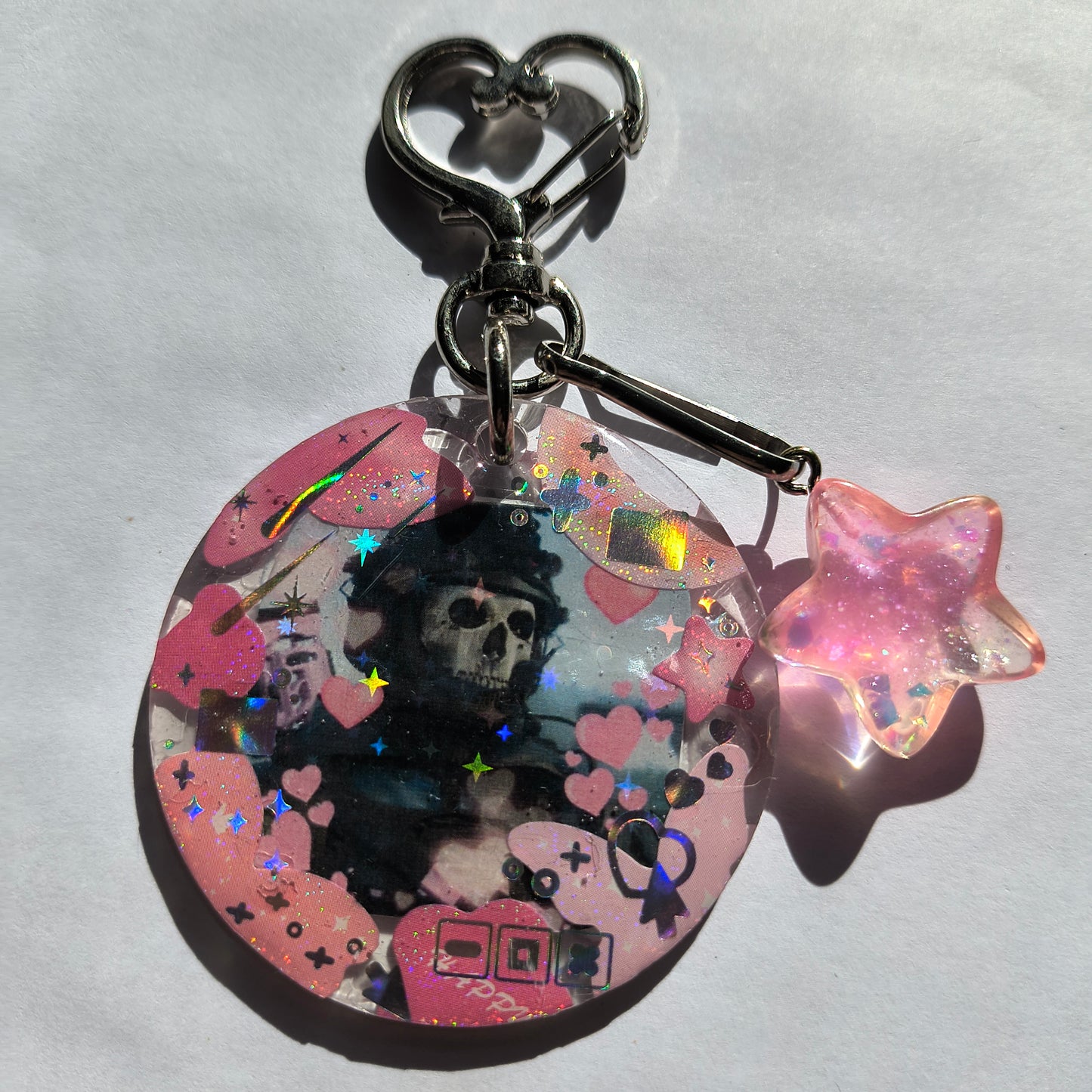 Ghost COD Handmade Keychain