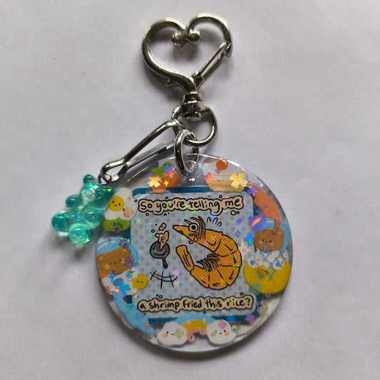 Ocean Themed Cursed Handmade Keychain