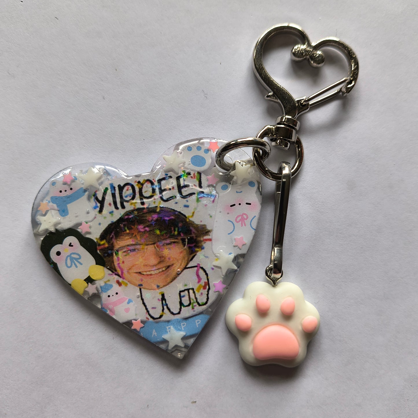 Slimecicle Yippee Handmade Keychain