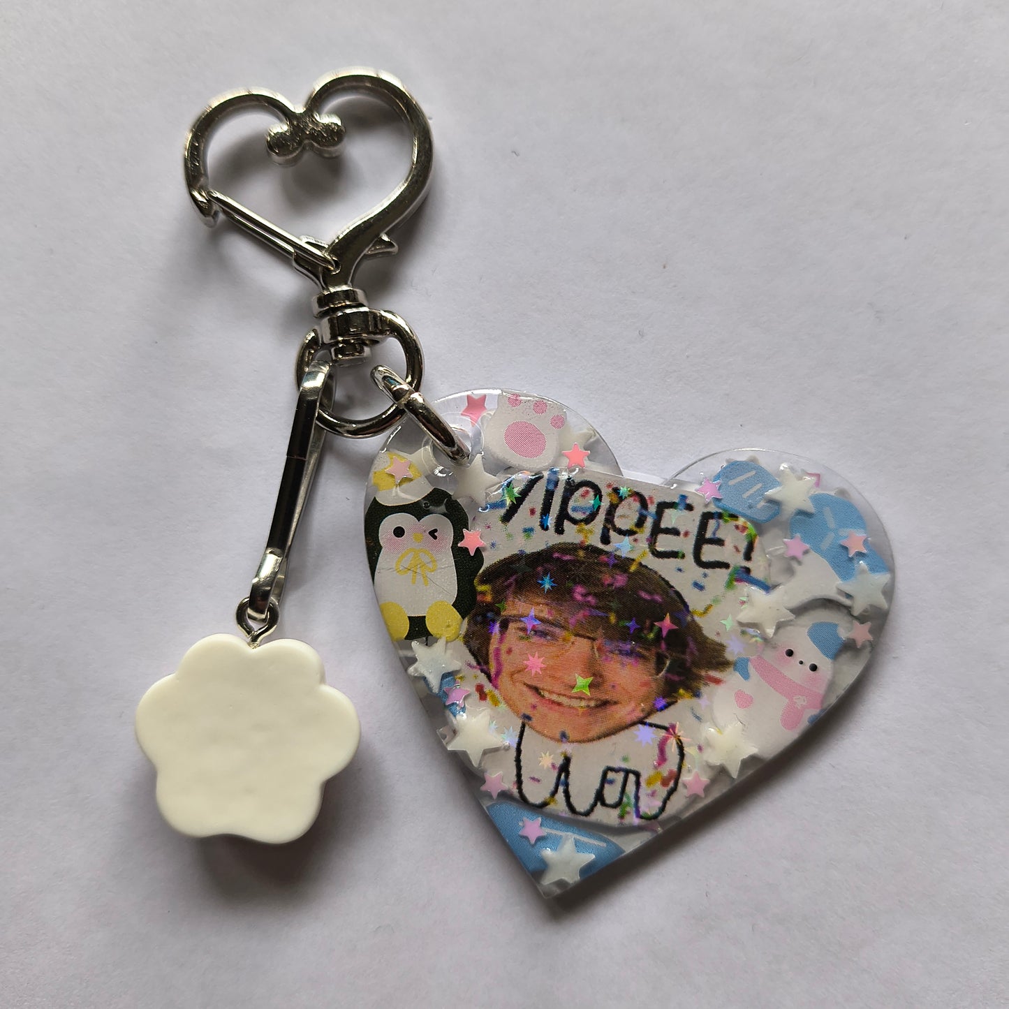 Slimecicle Yippee Handmade Keychain