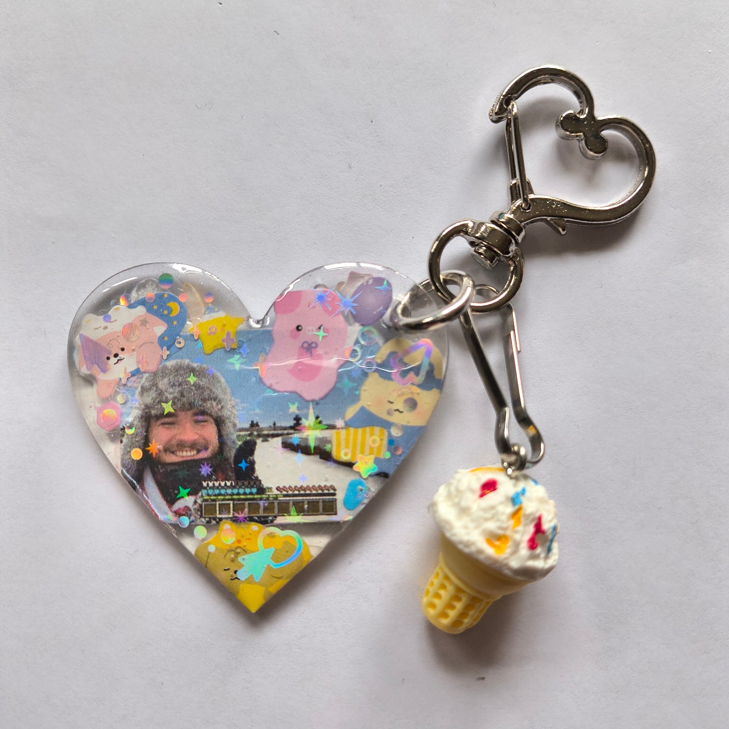 Minecraft Jschlatt Handmade Keychain