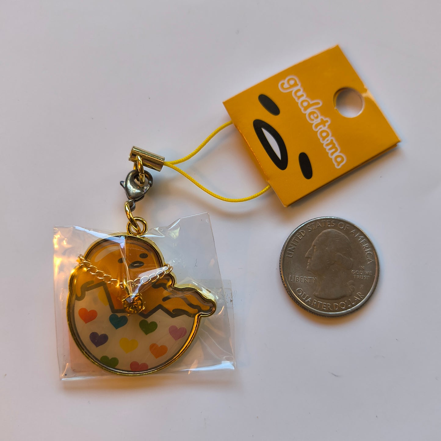 Gudetama Phone Charm