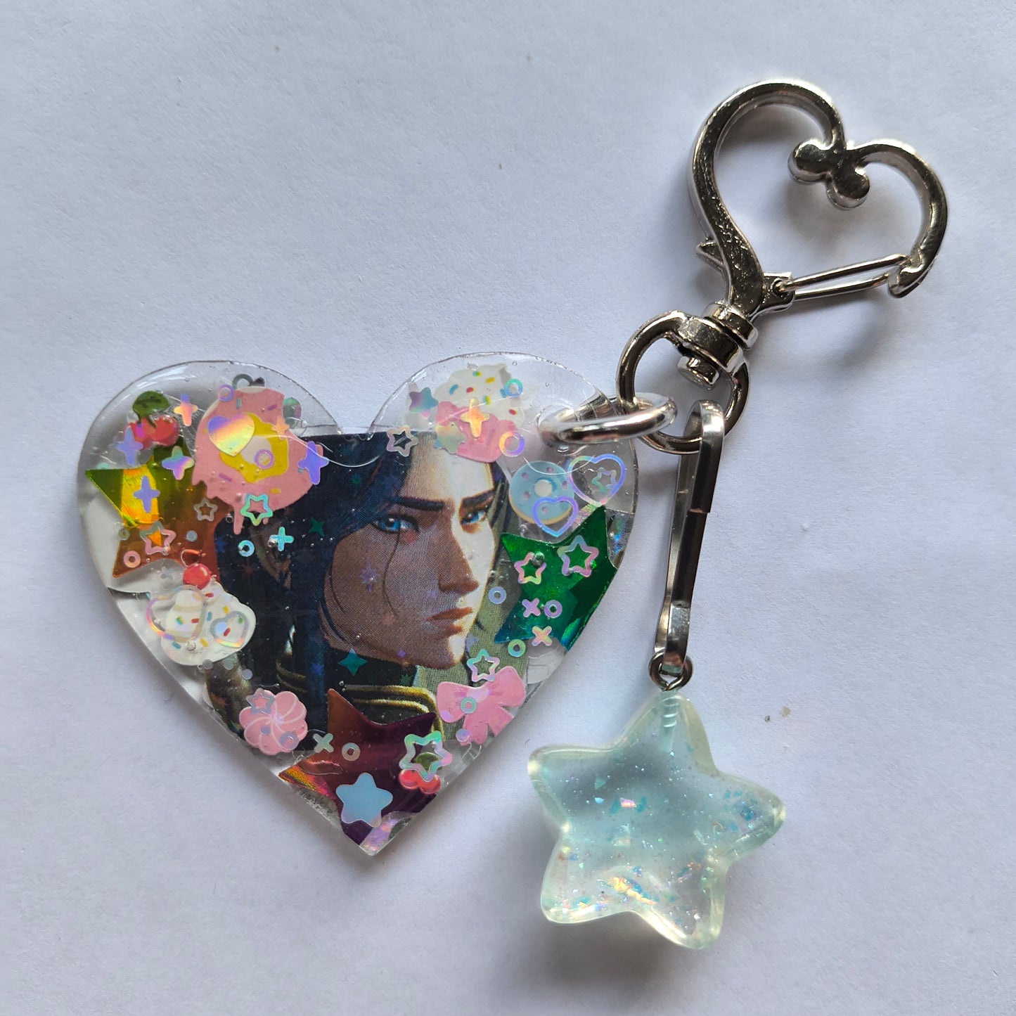 Caitlyn Arcane Handmade Keychain