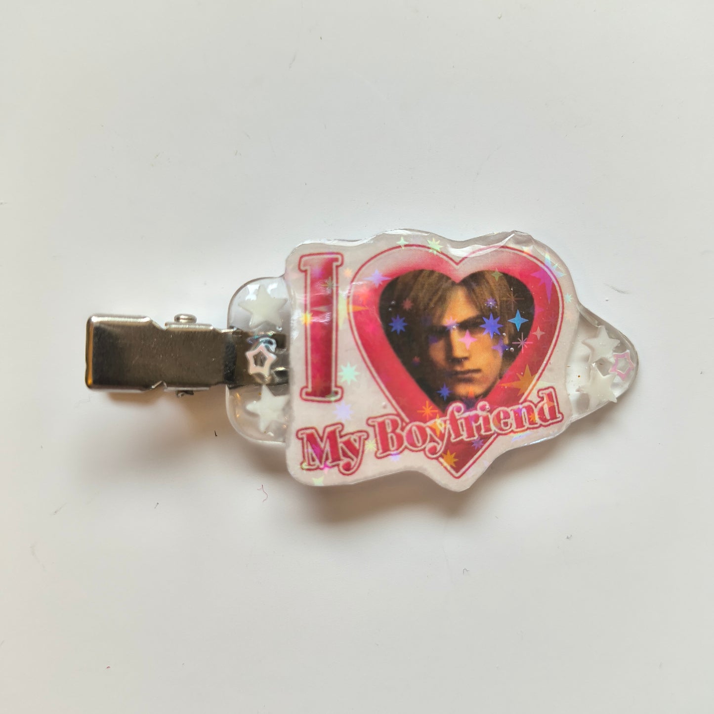 I Love Leon Kennedy Handmade Hairclip