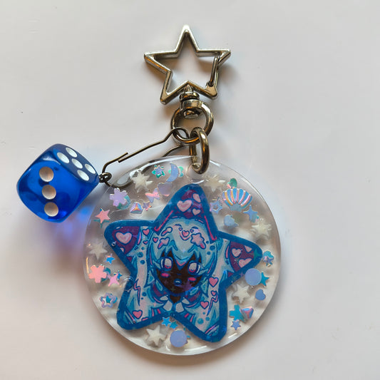 Black Hatsune Miku Handmade Keychain (Read Description)