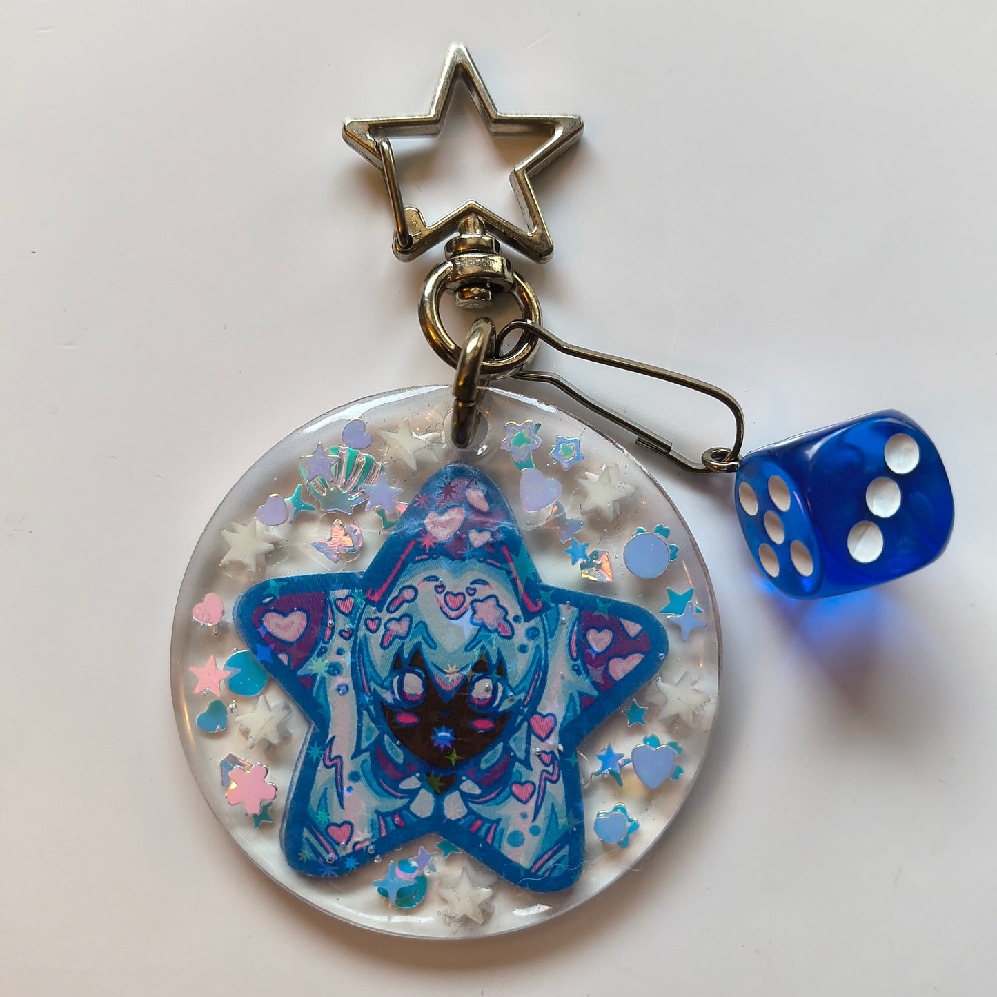 Black Hatsune Miku Handmade Keychain (Read Description)