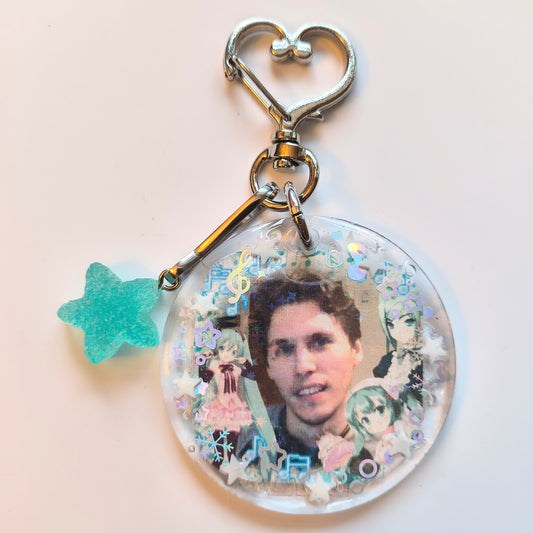 Jerma Handmade Keychain (Blue)