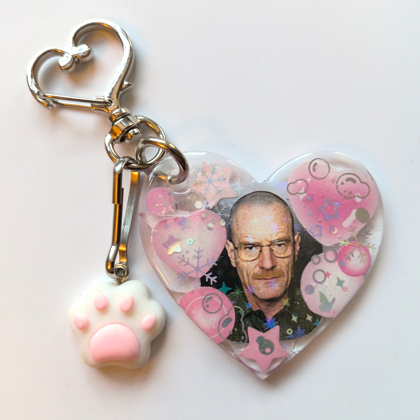 Walter White Handmade Keychain