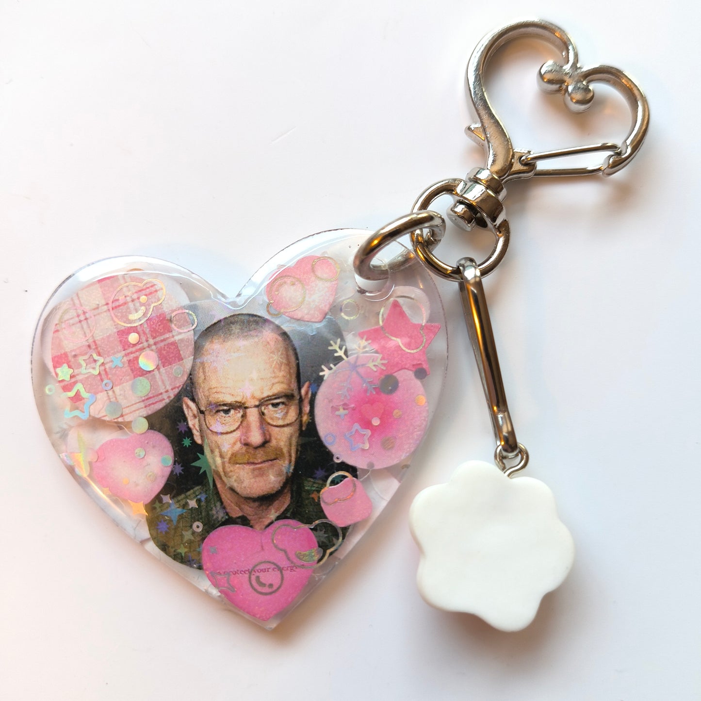 Walter White Handmade Keychain