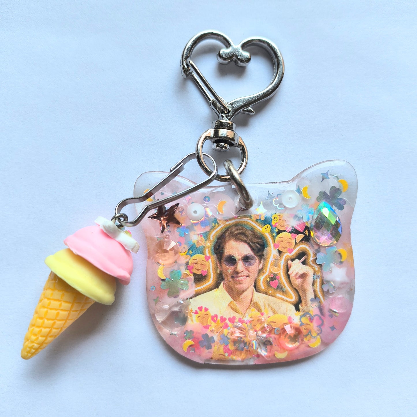 Jerma Handmade Keychain (Ice cream charm)