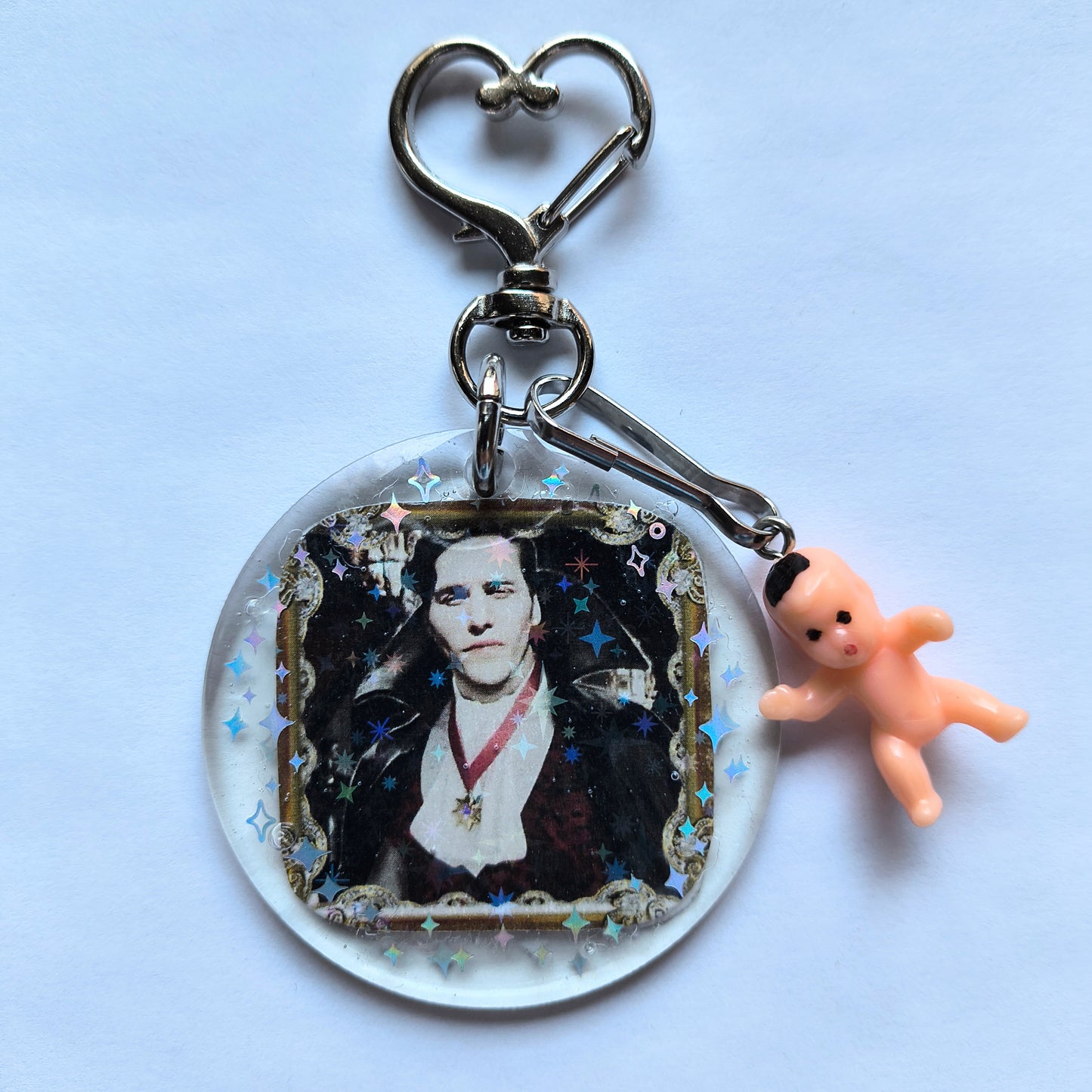 Vampire Jerma Handmade Keychain