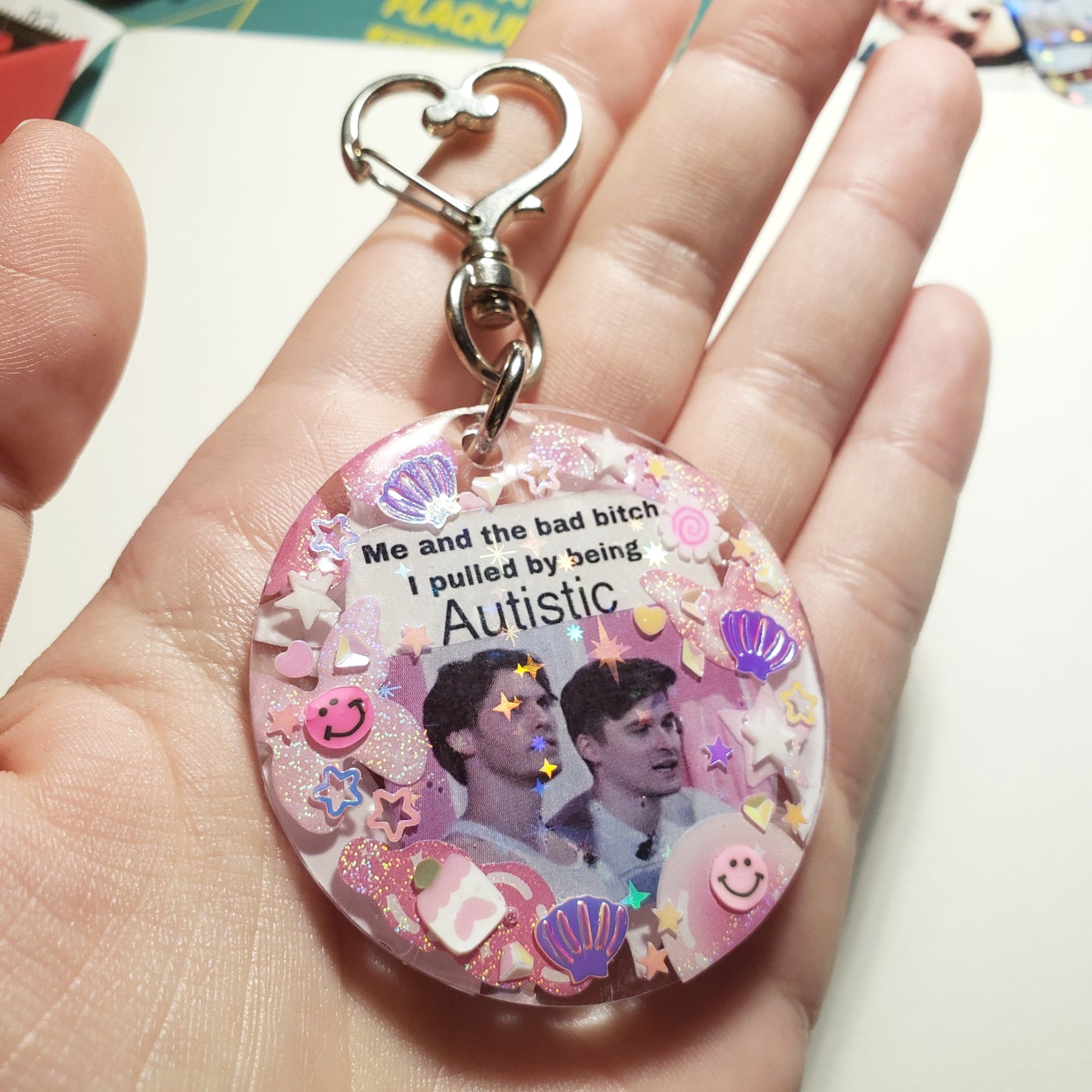 Jerma Autism Rizz Keychain