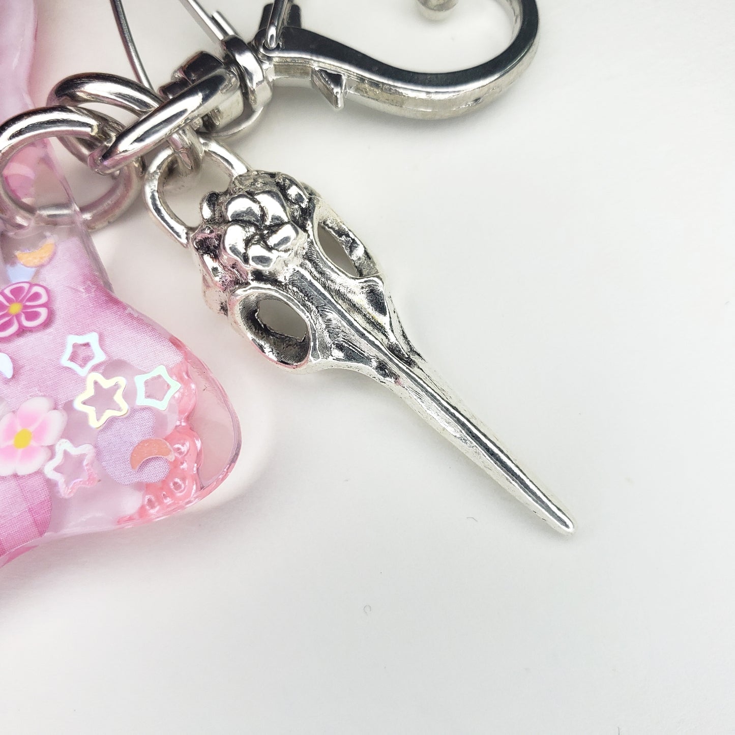 Girlfriend Ghost Keychain (Cat Shape)