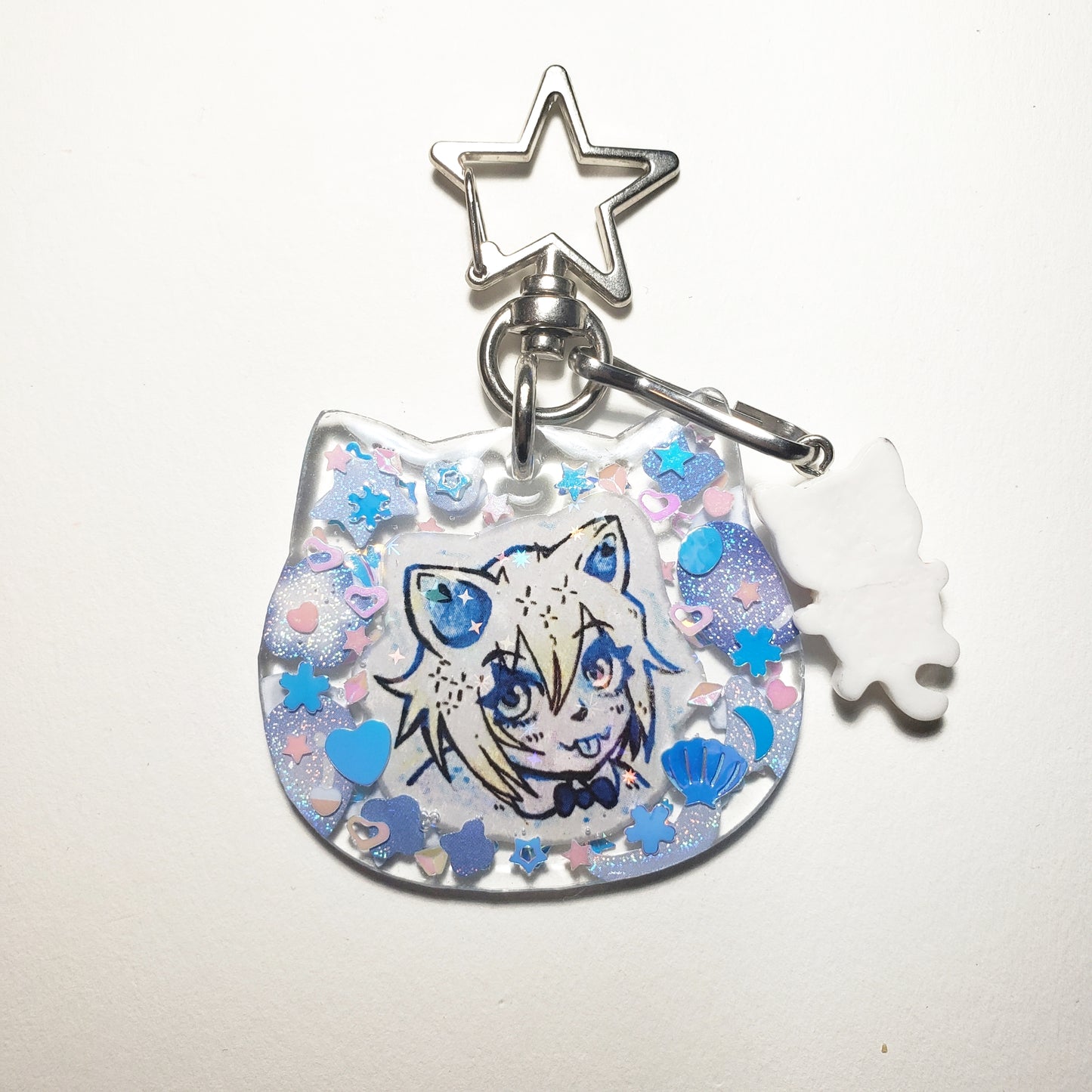 Catboy Original Art Keychain