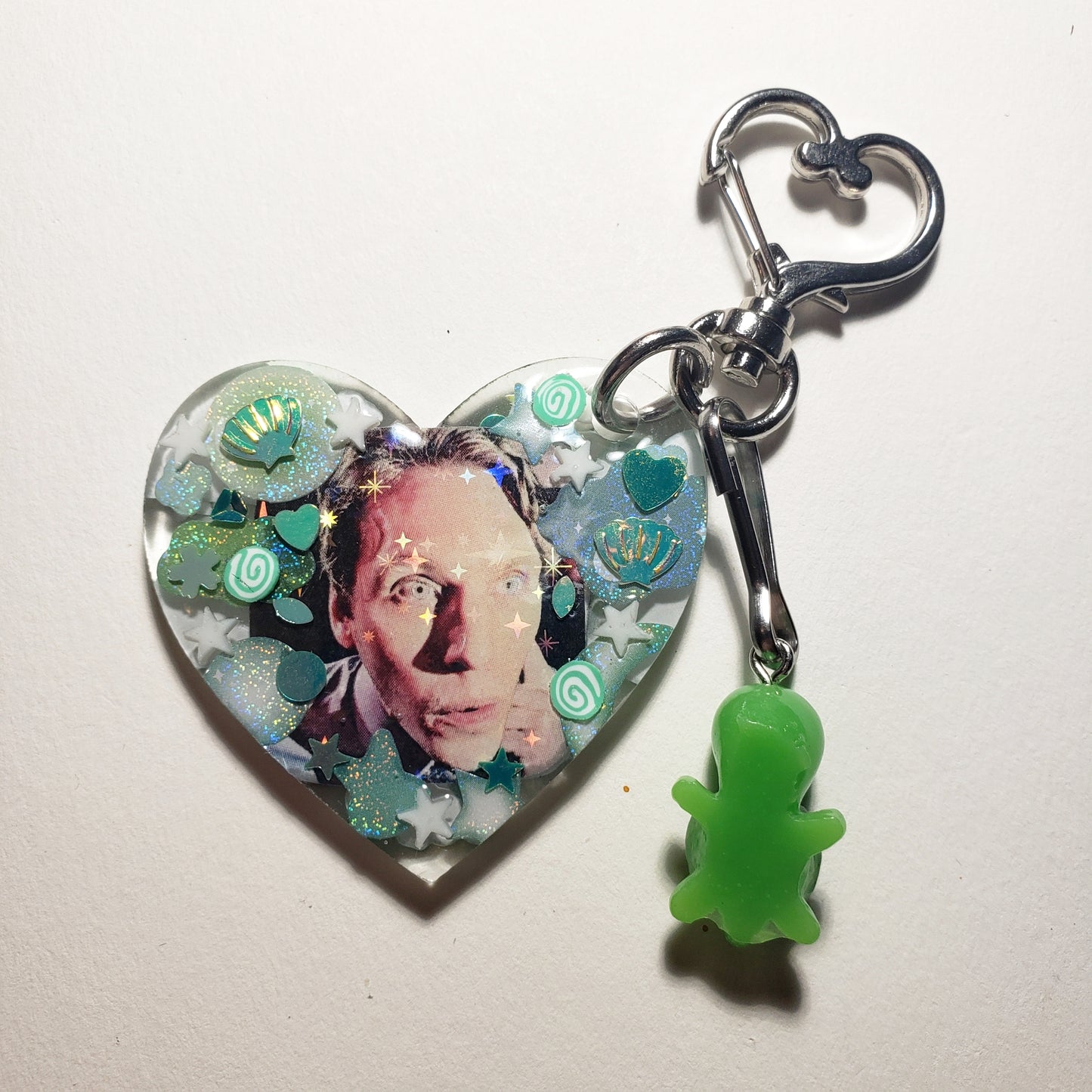 Jerma Stare Keychain (Green)