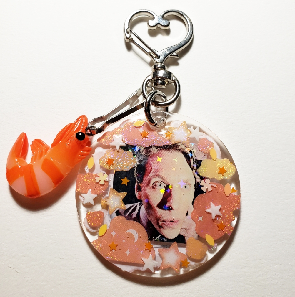 Jerma Keychain (Orange Shrimp)