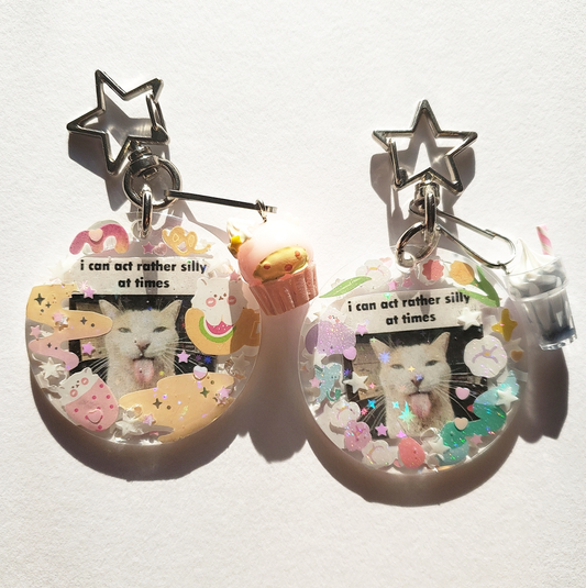 I can act silly Keychains