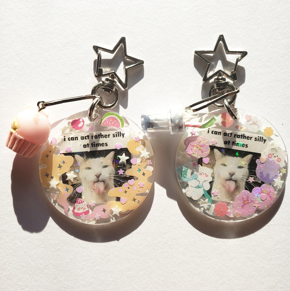 I can act silly Keychains