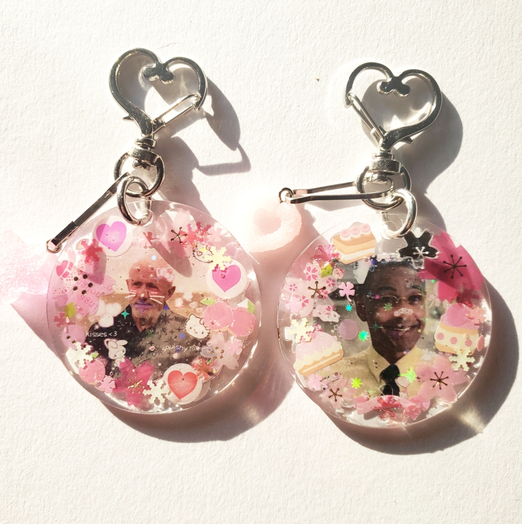 Breaking Bad Keychains (Gus and Mike)