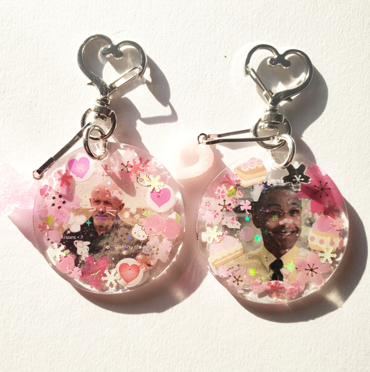 Breaking Bad Keychains (Gus and Mike)